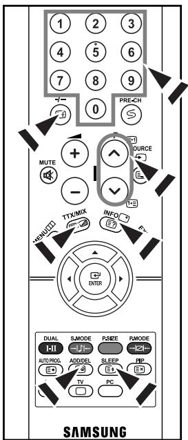 SAMSUNG LE-23R71B - Selecting a Specific Teletext Page - 1