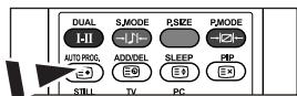 SAMSUNG LE-23R71B - Memorizar canais automaticamente - 1
