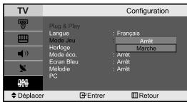 SAMSUNG LE-23R71B - Lorsque vous utilisez le téléviseur pour la première fois, vous devez selectionner la langue utilisée pour afficher les menus et les indications. - 2