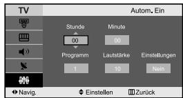 SAMSUNG LE-23R71B - Stellen der Einschlafschaltuhr - 6
