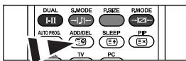 SAMSUNG LE-23R71B - Kanälebearbeiten - 1
