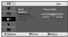 SAMSUNG LE-23R71B - Réglage des paramètres du son - 4