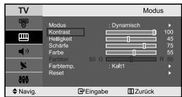 SAMSUNG LE-23R71B - Benutzereinstellung Bild anpassen - 2