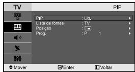 SAMSUNG LE-23R71B - Apresentar a imagem na imagem (PIP) - 2