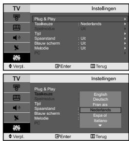 SAMSUNG LE-23R71B - Taal kiezen - 1