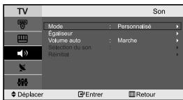 SAMSUNG LE-23R71B - Réglage des paramètres du son - 1