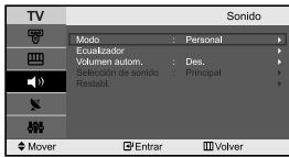 SAMSUNG LE-23R71B - Cambio del estándar de sonido - 1