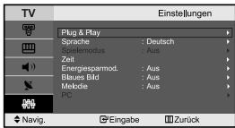 SAMSUNG LE-23R71B - Uhrzeit einstellen und anzeigen - 1