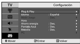 SAMSUNG LE-23R71B - Configuración y visualización de hora actual - 1