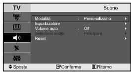 SAMSUNG LE-23R71B - Azzeramento delle impostazioni audio ai valori preimpostati in fabbrica - 1