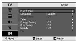SAMSUNG LE-23R71B - Choosing Your Language - 1