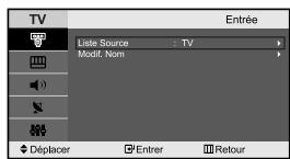 SAMSUNG LE-23R71B - Modification du nom d'une source d'entrée - 1