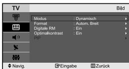 SAMSUNG LE-23R71B - Zurücksetzen der Bildeinstellungen auf die werkseitig festgelegten Standardwerte - 1