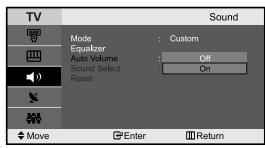 SAMSUNG LE-23R71B - The sound settings can be adjusted to suit your personal preferences. - 2