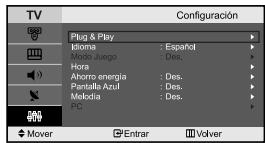 SAMSUNG LE-23R71B - Selección del idioma - 1