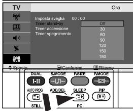 SAMSUNG LE-23R71B - Impostazione del timer - 2