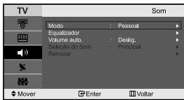SAMSUNG LE-23R71B - RegULAÇAO das programações de som - 1