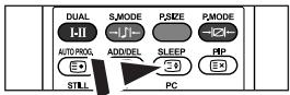 SAMSUNG LE-23R71B - Setting the Sleep Timer - 3