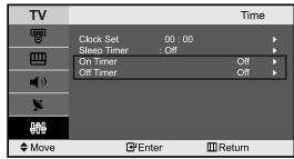 SAMSUNG LE-23R71B - Setting the Sleep Timer - 6