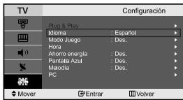 SAMSUNG LE-23R71B - Selección del idioma - 3