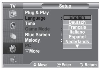 SAMSUNG LE-23R81B - Vyber jazyka - 2