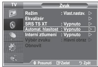 SAMSUNG LE-23R81B - Automatické nastavení hlasitosti - 1