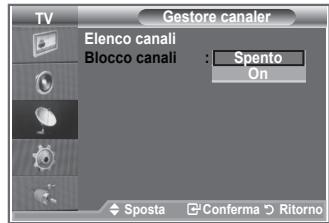 SAMSUNG LE-23R81B - Attivazione del Blocco canali - 1