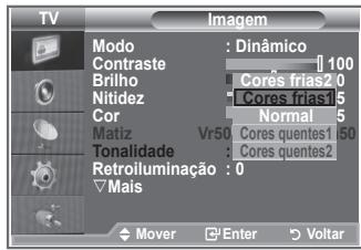 SAMSUNG LE-23R81B - Pode selectionar a tonalidade que mais lhe agrada. - 2