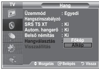 SAMSUNG LE-23R81B - Amig a PIP funkció aktív, hallgathatja az alkép músorának hangját. - 2