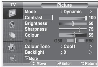 SAMSUNG LE-23R81B - Your set has several settings which allow you to control picture quality. - 1
