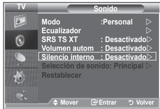 SAMSUNG LE-23R81B - Si desea usar uno's altavoces independentes, cancele el amplificador interno. - 1