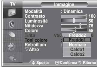 SAMSUNG LE-23R81B - Modifica del tono del colore - 2