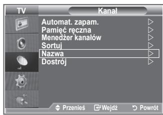 SAMSUNG LE-23R81B - Nadawanie nazw kanalom - 1