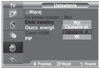 SAMSUNG LE-23R81B - Ustawianie opcji Światło diody - 2