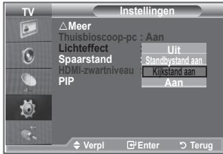 SAMSUNG LE-23R81B - De functie Lichteffect instellen - 2