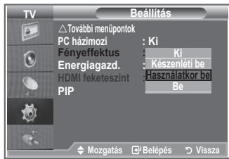 SAMSUNG LE-23R81B - A Fényyeffektus beállításá - 2