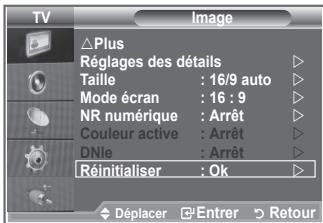 SAMSUNG LE-23R81B - Reinitialisation des paramètres d'image à leur valeur par défaut. - 1