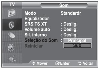 SAMSUNG LE-23R81B - Selección o modo de som - 3