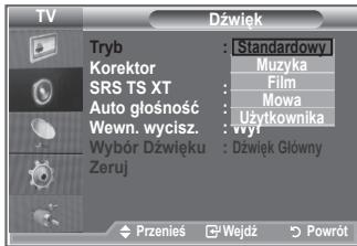 SAMSUNG LE-23R81B - Zmienianie profilu dzwieku - 2
