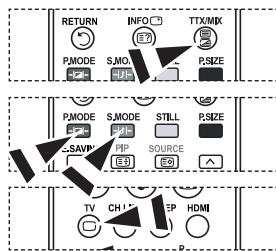 SAMSUNG LE-23R81B - Utilizzato della modalità Fastext per selezionare una pagina Teletext - 1