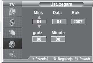 SAMSUNG LE-23R81B - Ustawianie i wyświetlanie zegara - 2