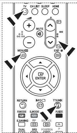 SAMSUNG LE-23R81B - Affichage des informations télétexte - 1