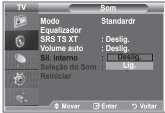 SAMSUNG LE-23R81B - Se quiser ouvir som em de colunas separatas, cancele o amplificador interno. - 2