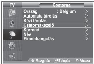 SAMSUNG LE-23R81B - Két csatorna számát felcserélteti az alábbiak érdekében: - 1