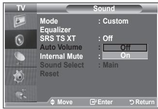 SAMSUNG LE-23R81B - Adjusting the Volume Automatically - 2