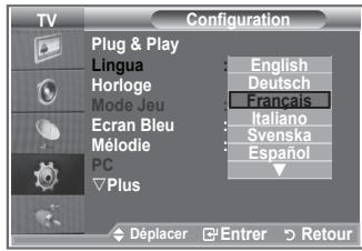 SAMSUNG LE-23R81B - Choix de la langue - 2