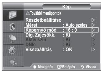 SAMSUNG LE-23R81B - Képernyő mod választása - 1
