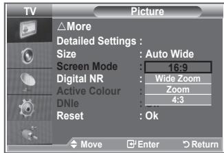 SAMSUNG LE-23R81B - Selecting the Screen Mode - 2