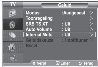 SAMSUNG LE-23R81B - De interne mute selecteren - 1