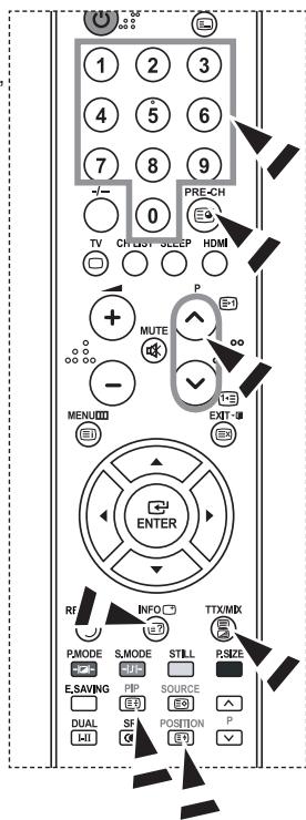 SAMSUNG LE-23R81B - Prikaz informacij teleteksta - 2